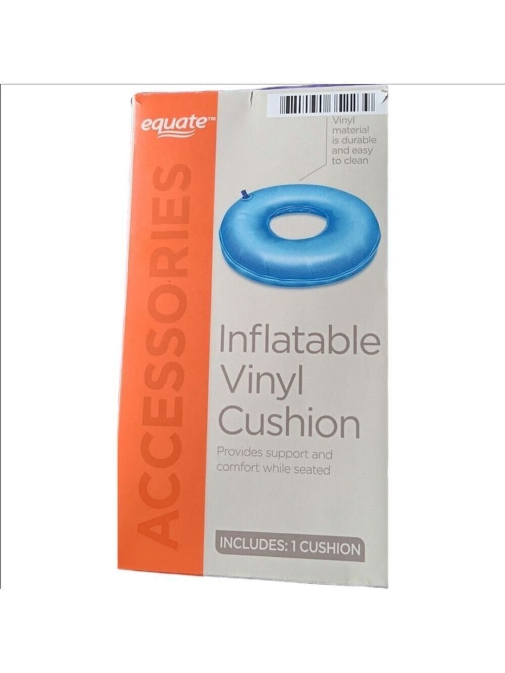 Blue Vinyl Inflatable Cushion